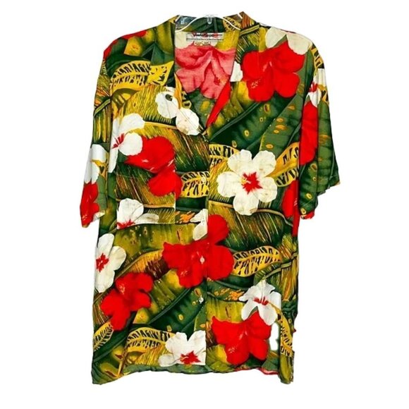 Vanda Mazzeo Other - VANDA MAZZEO MADE IN ITALY Hawaiian Shirt Size L